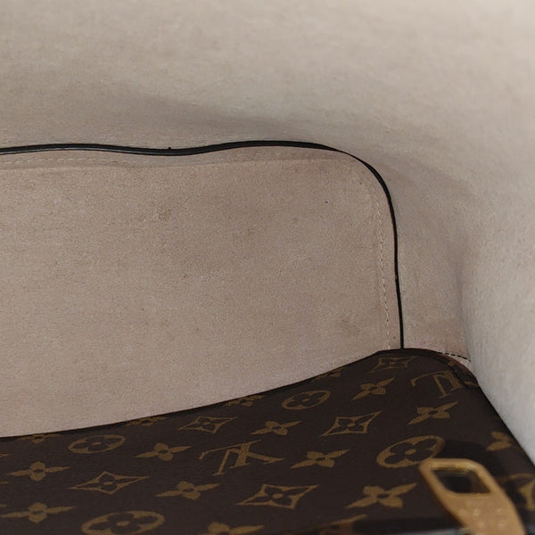 NÉONOÉ MM Monogram Coated Canvas Brown