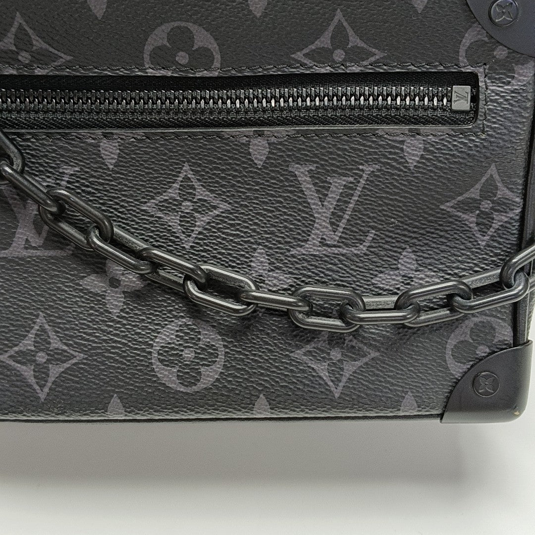 SOFT TRUNK Mini Monogram Coated Canvas Black