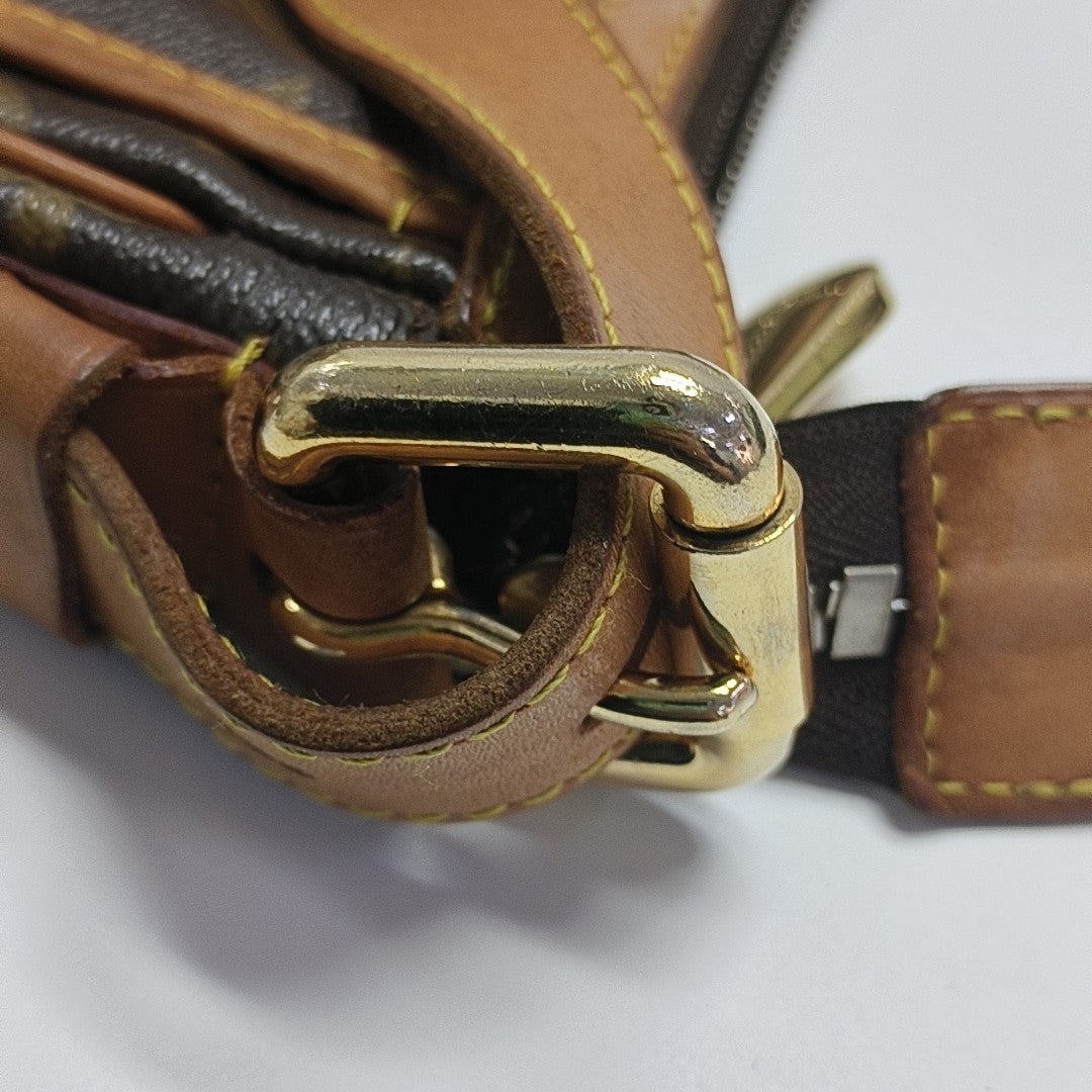 TULUM GM Monogram Coated Canvas Brown
