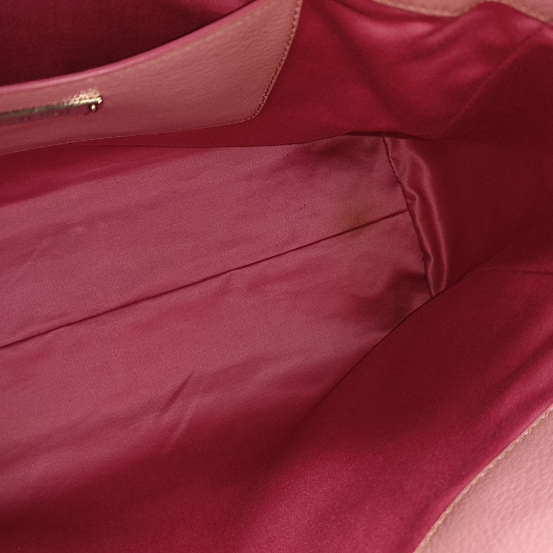 Calfskin Shoulder Bag Pink