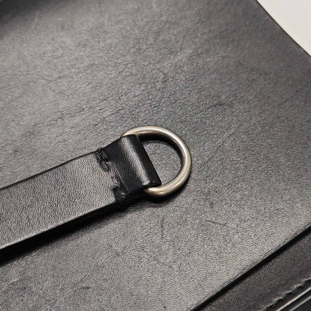 Leather Clutch Black