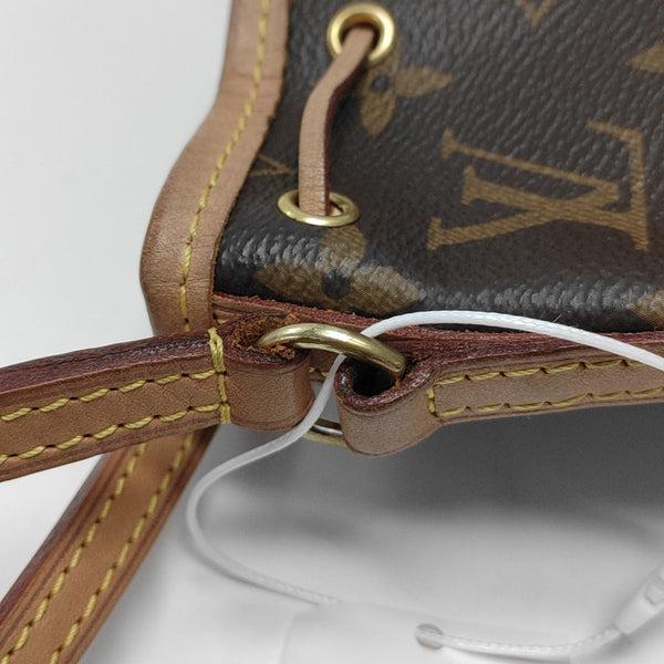 NÉONOÉ Nano Monogram Coated Canvas Brown