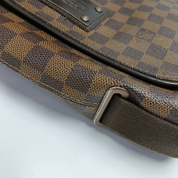 BROOKLYN Damier Ebene Coated Canvas Brown
