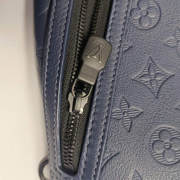 DUO Monogram Calfskin Blue