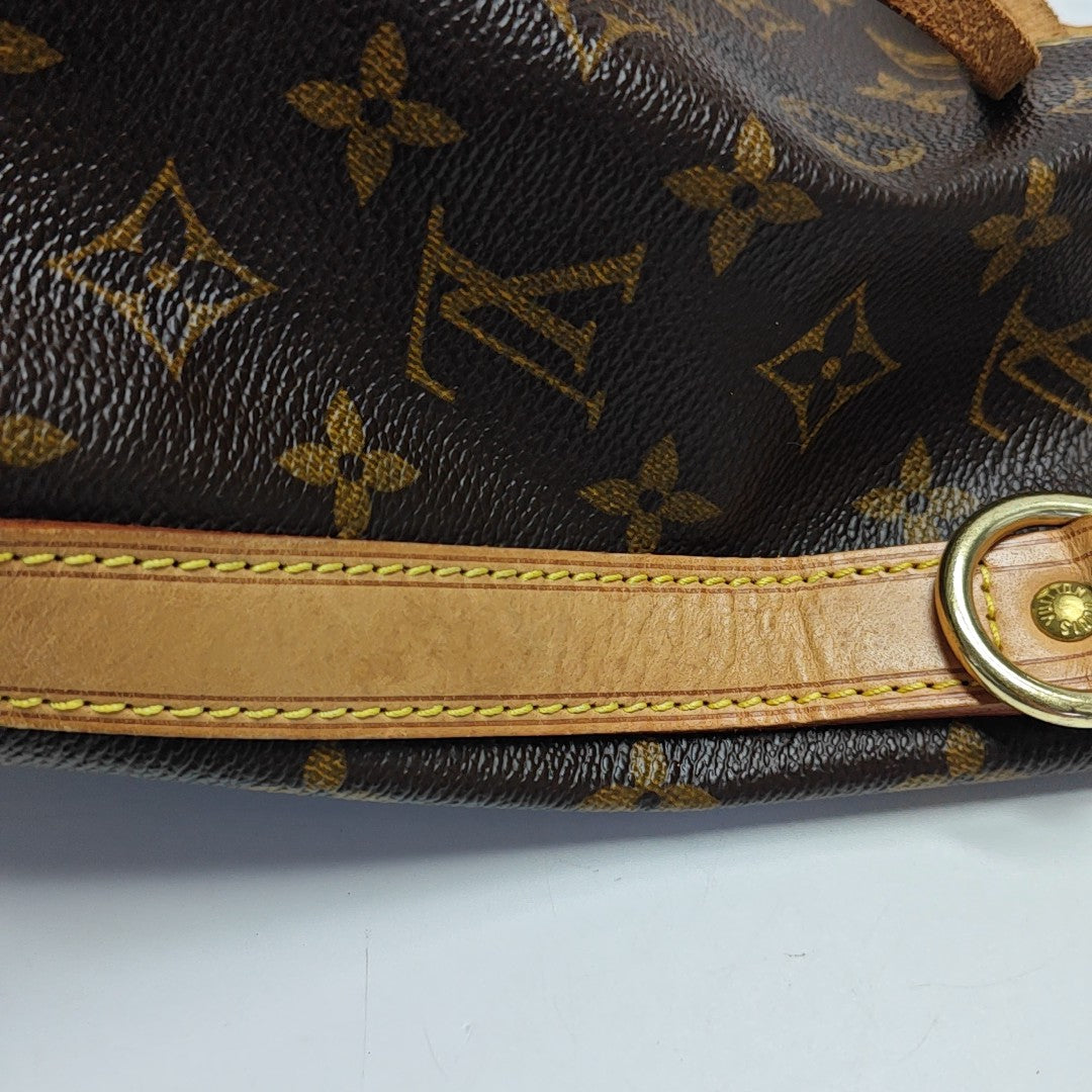 NÉONOÉ PM Monogram Coated Canvas Brown