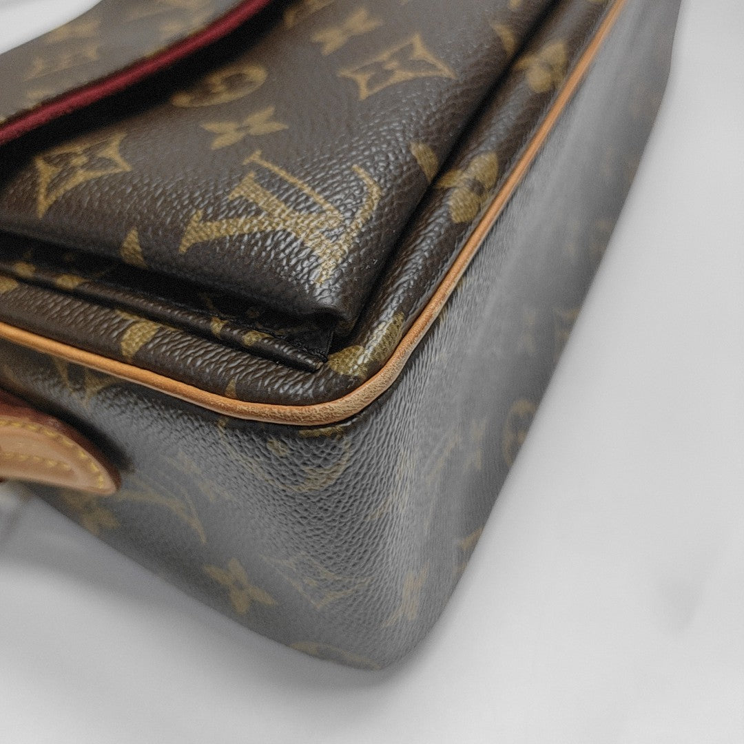 VIVA CITE Monogram Coated Canvas Brown