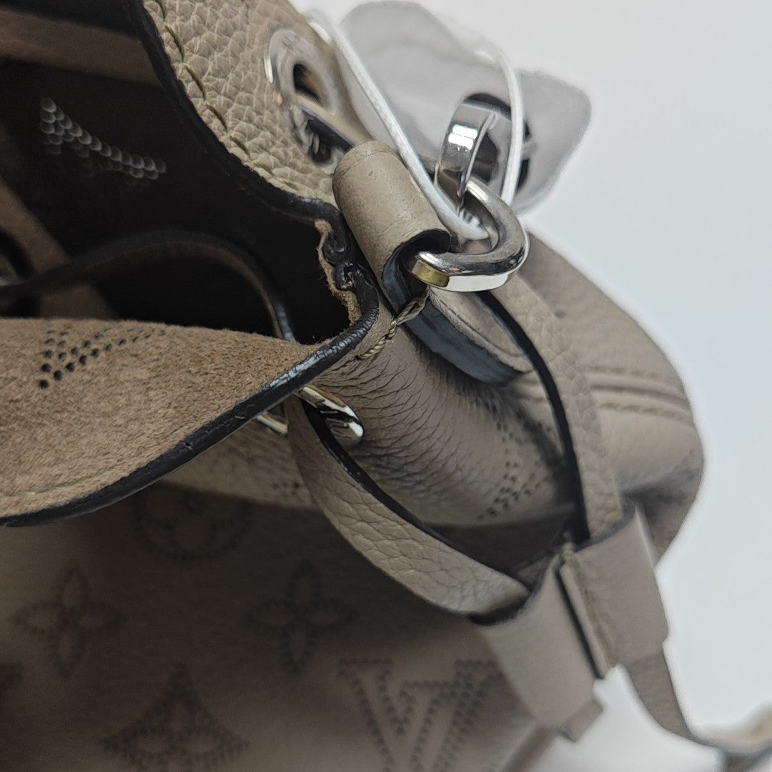 BELLA Monogram Calfskin Gray