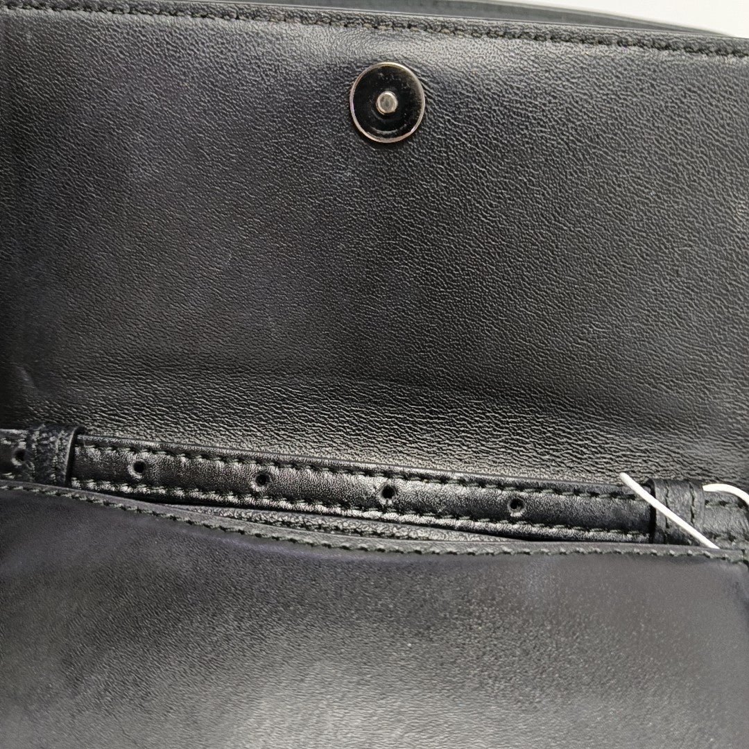Sharp Mini Calfskin Black