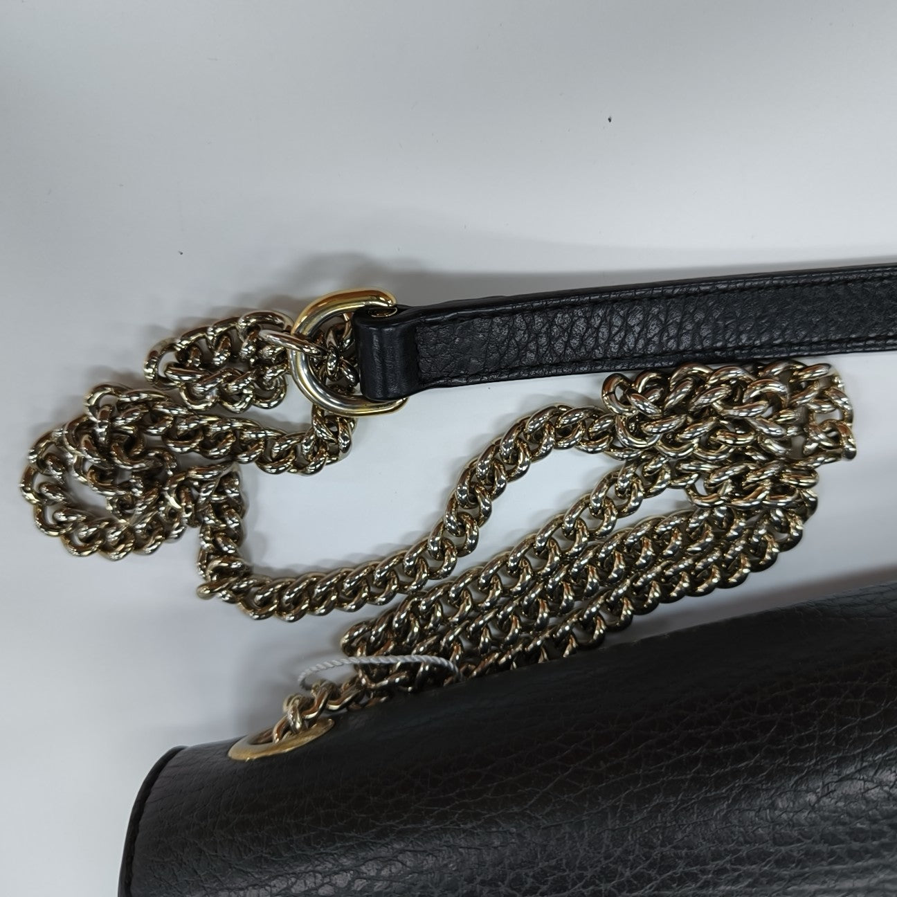 Interlocking G Small Calfskin Black