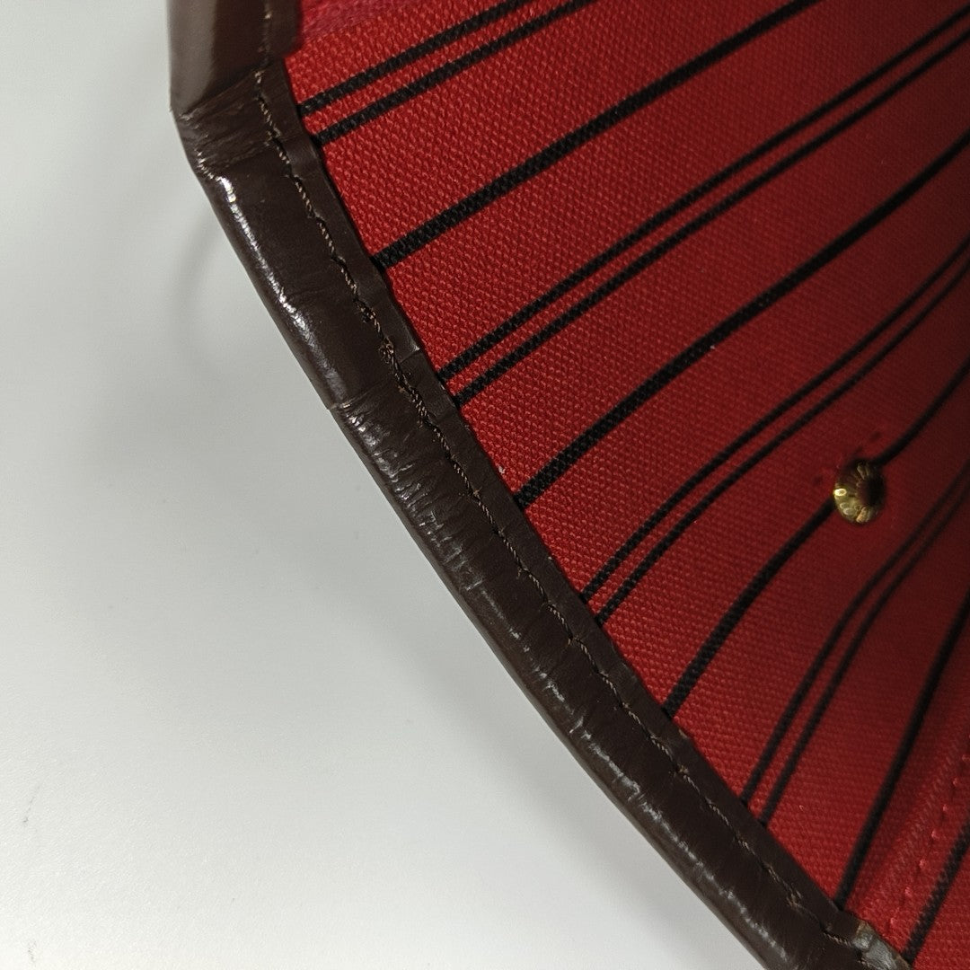 NEVERFULL MM Damier Ebene Coated Canvas Brown