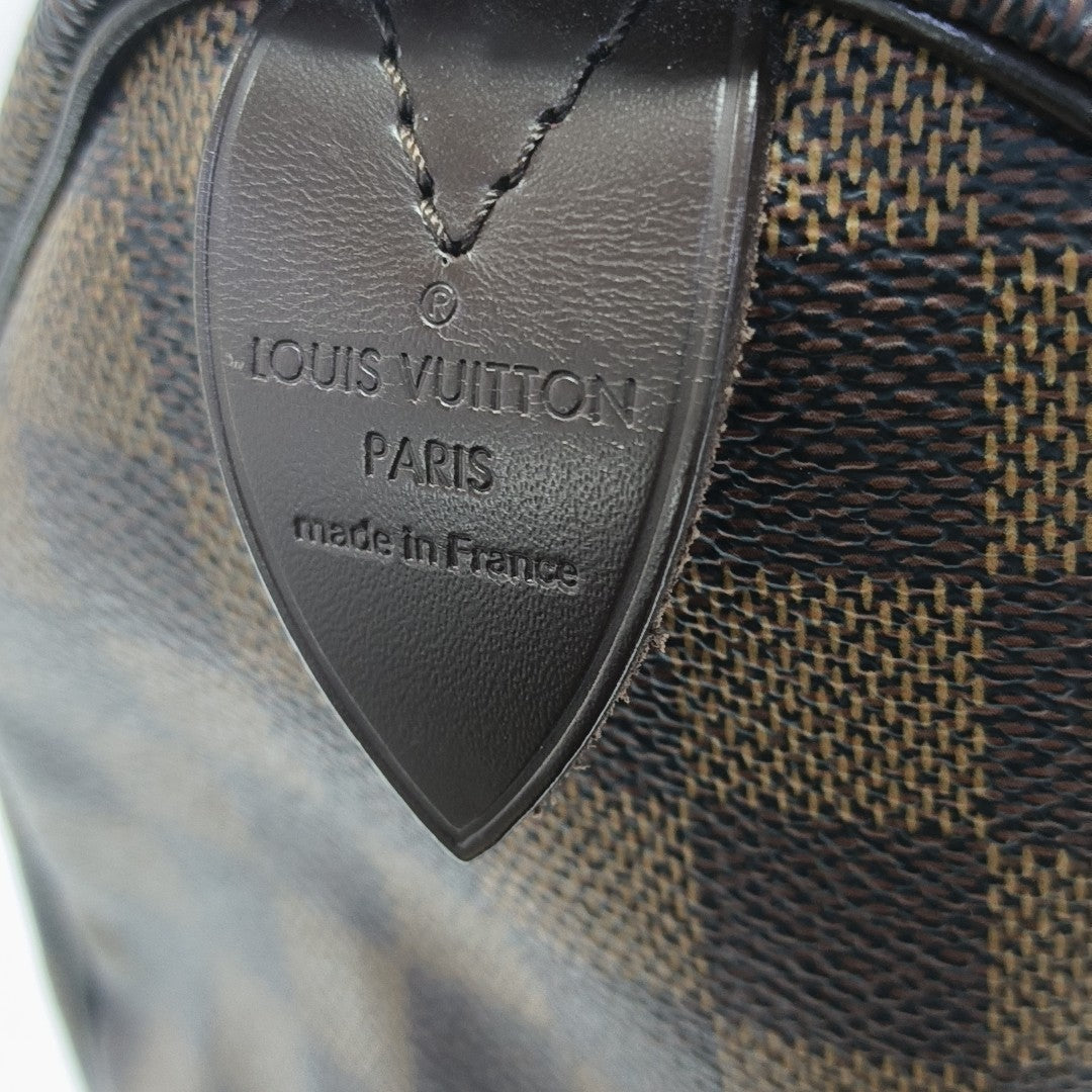 SPEEDY 30 Damier Ebene Coated Canvas Brown