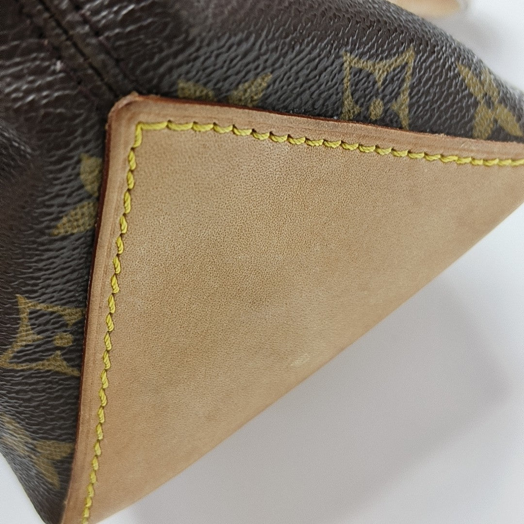 PIANO PM Monogram Coated Canvas Brown
