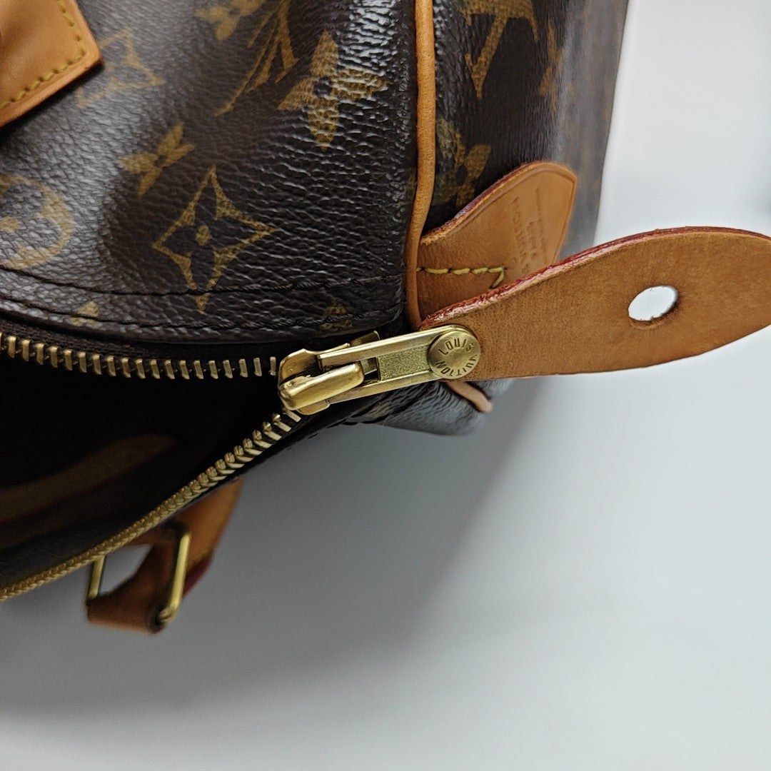 SPEEDY 30 Monogram Coated Canvas Brown