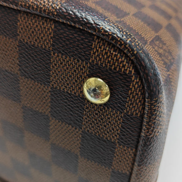 KENSINGTON BOWLING Damier Ebene Coated Canvas Brown