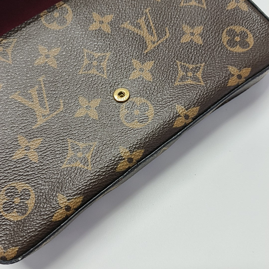 FÉLICIE Monogram Coated Canvas Brown