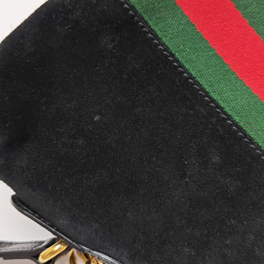 Ophidia Small Suede Black