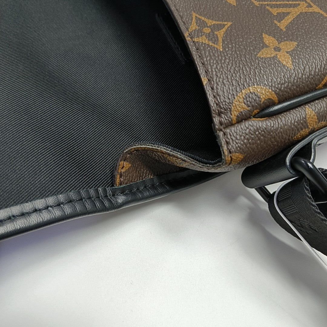 S LOCK PM Monogram Coated Canvas Brown