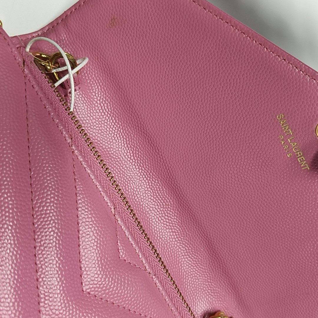 MONOGRAM WOC Chevron Calfskin Pink
