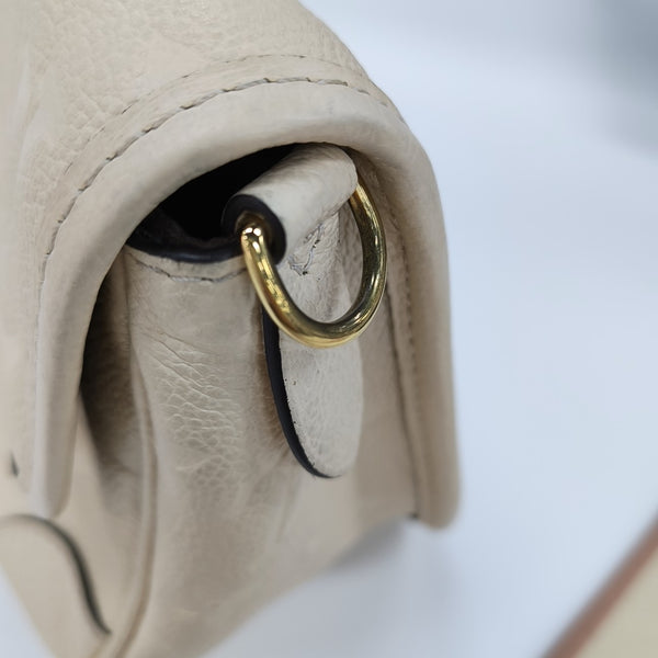 DIANE Monogram Calfskin Beige