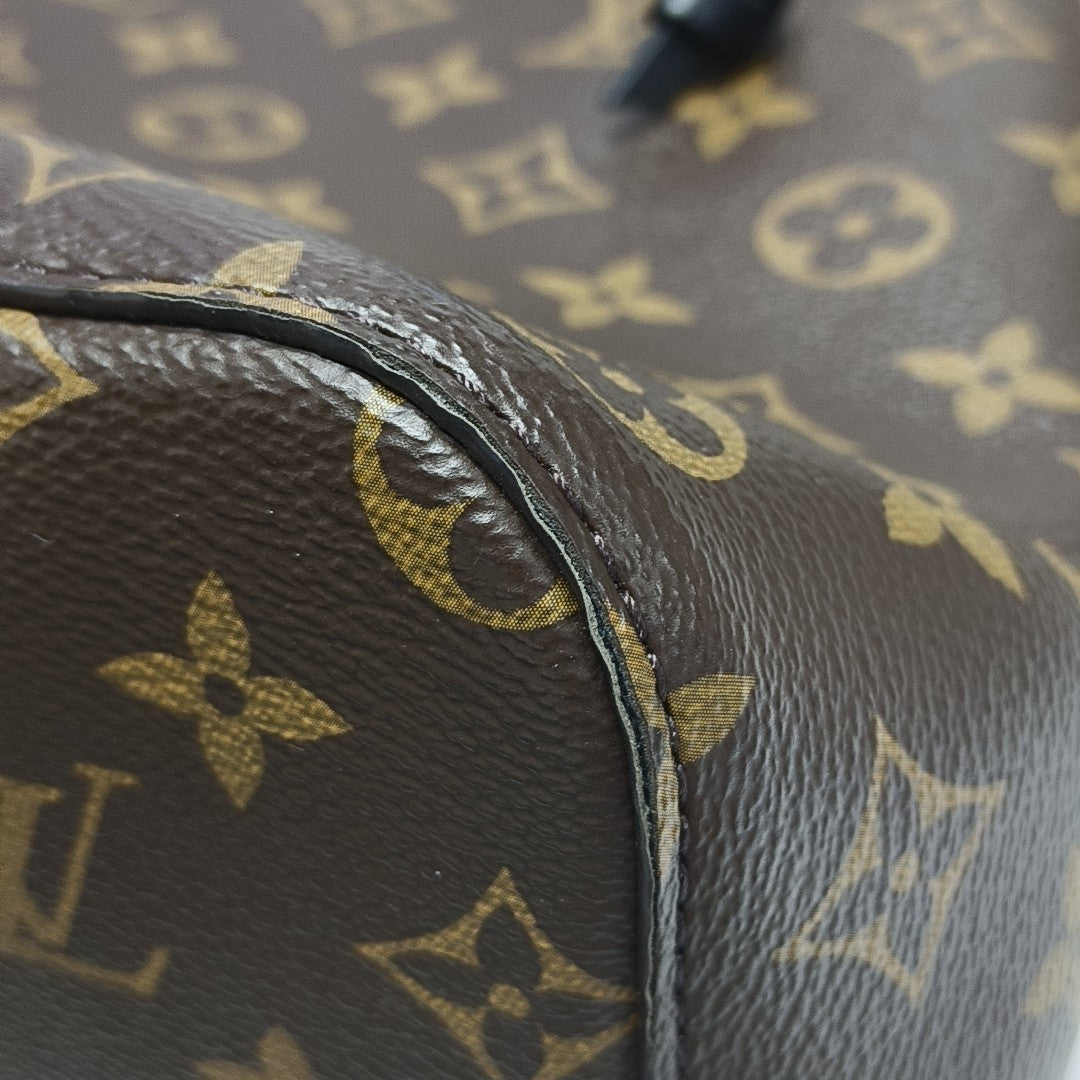 NÉONOÉ MM Monogram Coated Canvas Brown