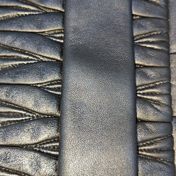 Quilted Lambskin Shoulder Bag Silver