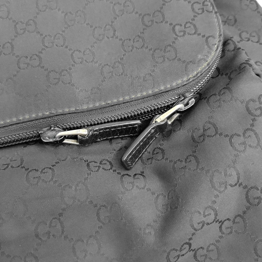 Monogram Canvas Backpack Black