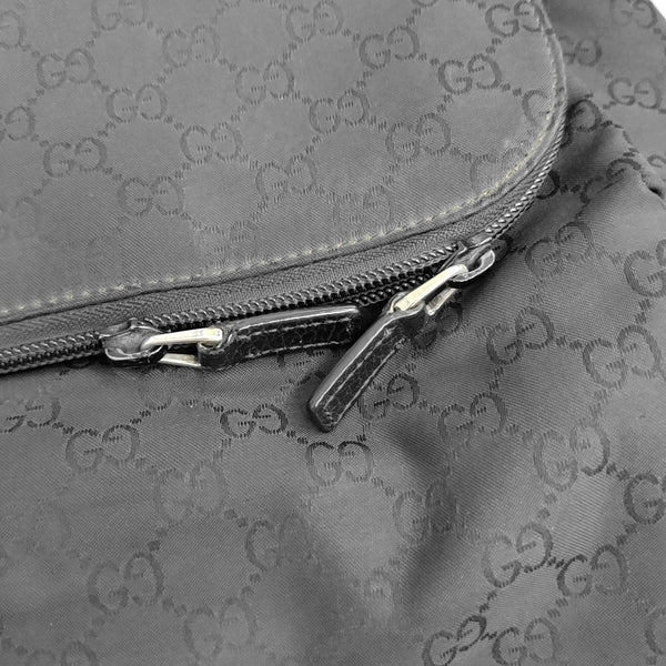Monogram Canvas Backpack Black