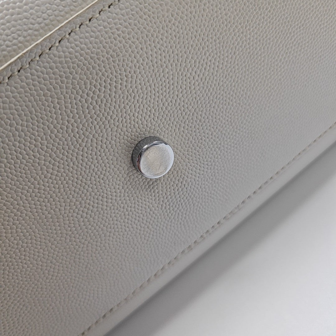 SAC DE JOUR Calfskin White