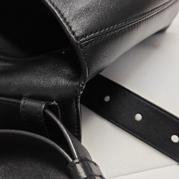 Downtown Small Quilted Calfskin Black
