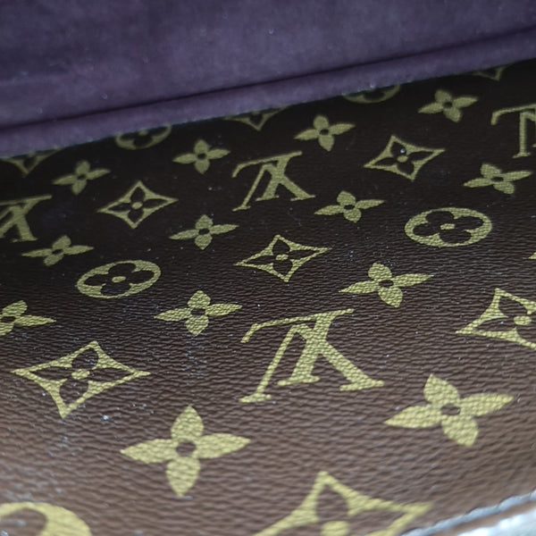 MONTAIGNE Monogram Coated Canvas Brown