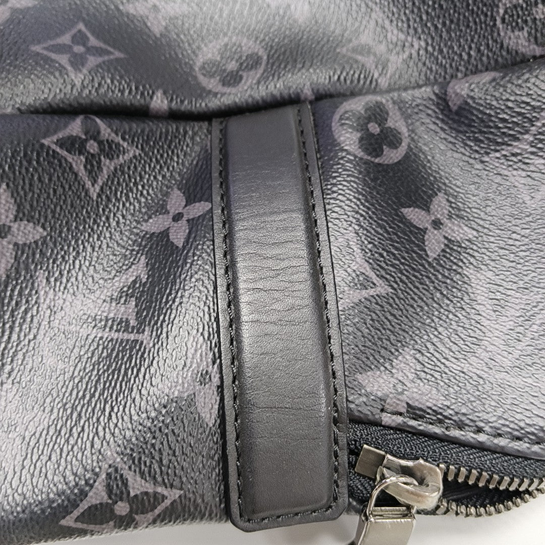 DISCOVERY PM Monogram Coated Canvas Black