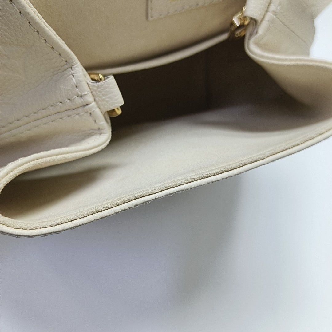 BACKUP Monogram Calfskin White