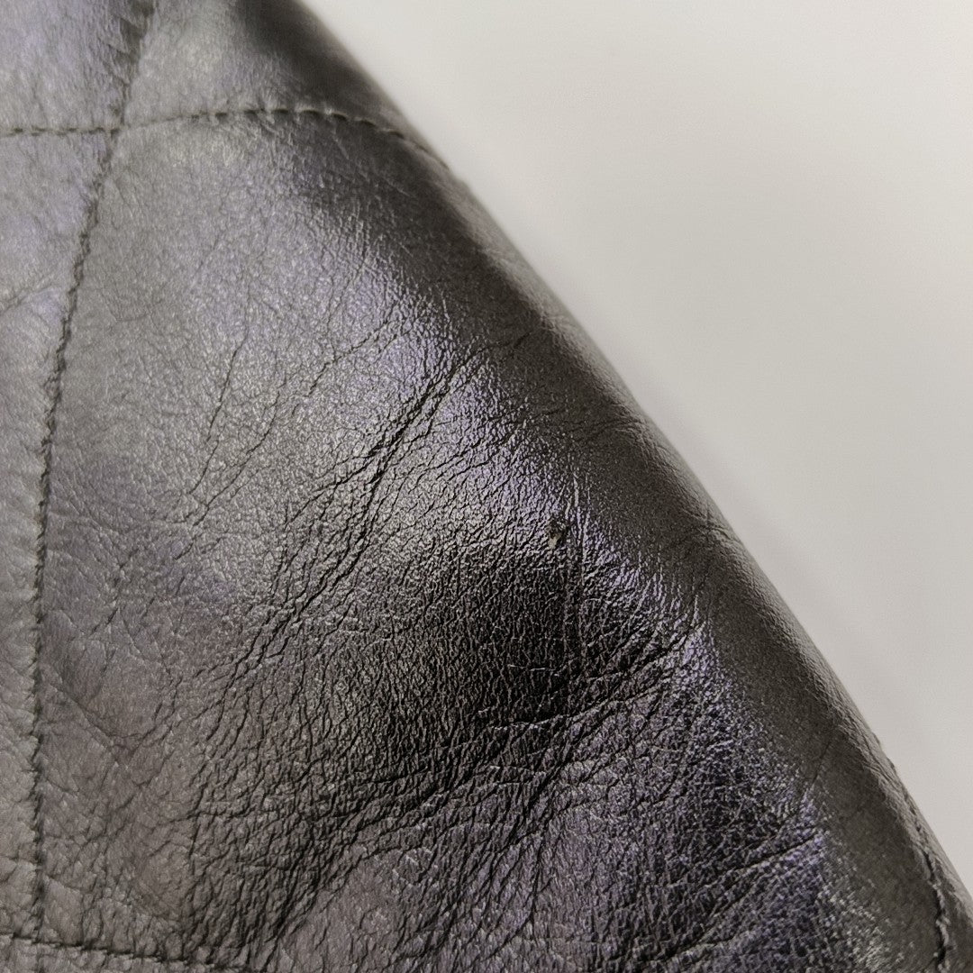 CHANEL 22 Small Quilted Calfskin Gray