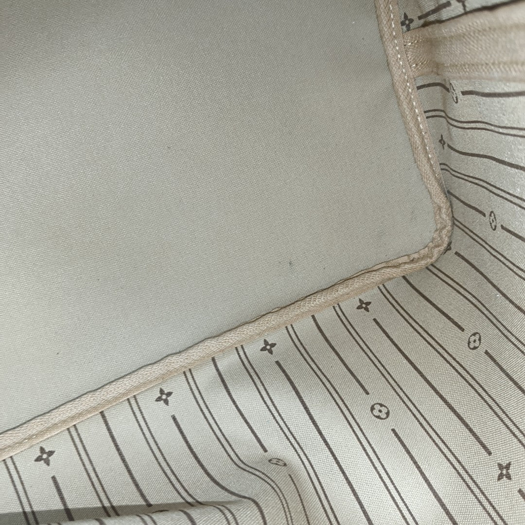 NEVERFULL GM Monogram Coated Canvas Brown