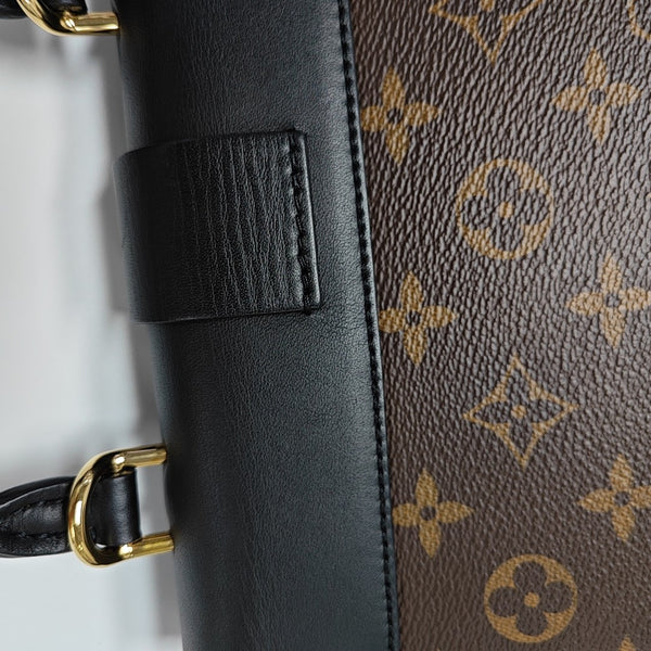 LOCKY BB Monogram Coated Canvas Brown