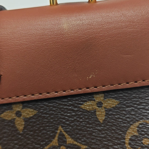 LOCKY BB Monogram Coated Canvas Brown