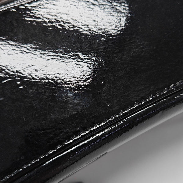 GABRIELLE Small Quilted Lambskin Black