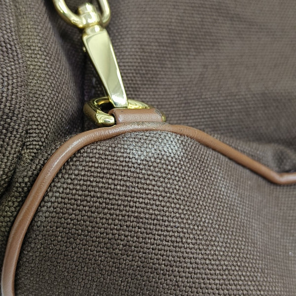 Fabric Backpack Brown