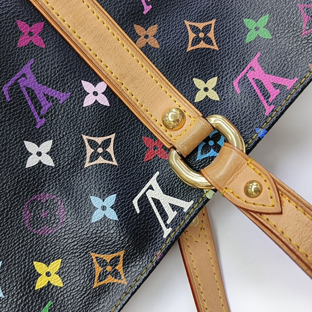 LV × TM AURELIA Monogram Coated Canvas Black
