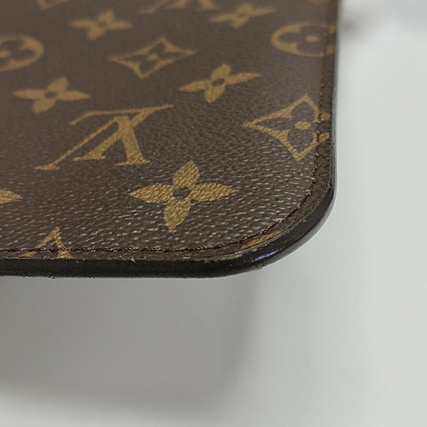 NEVERFULL GM Monogram Coated Canvas Brown