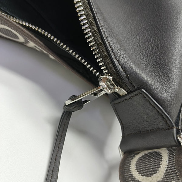 Calfskin Shoulder Bag Gray