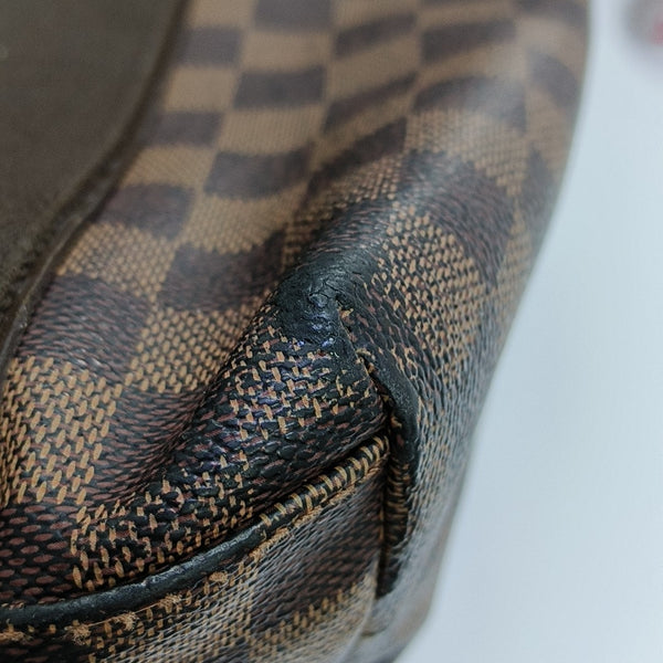 VINTAGE BEAUBOURG Damier Ebene Coated Canvas Brown