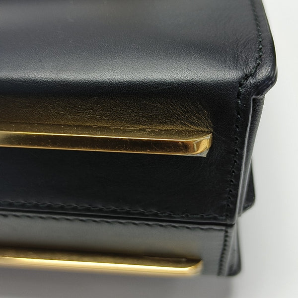 Padlock Work Calfskin Black