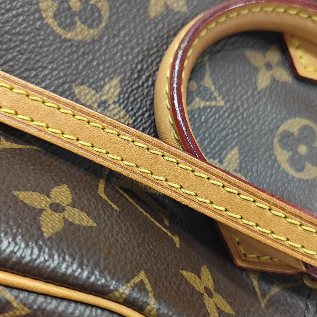 SPEEDY Nano Monogram Coated Canvas Brown