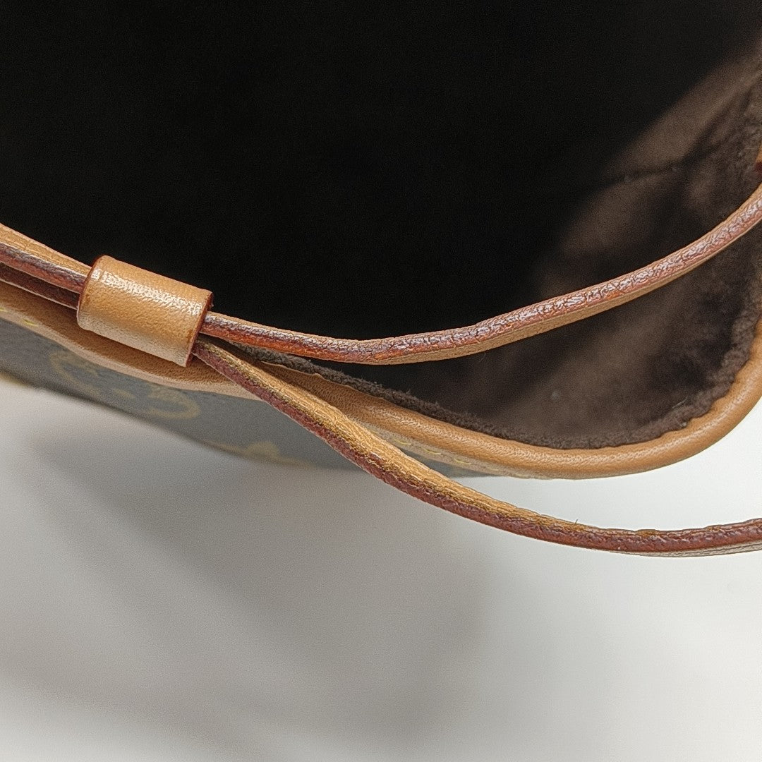 NOÉ Mini Monogram Coated Canvas Brown