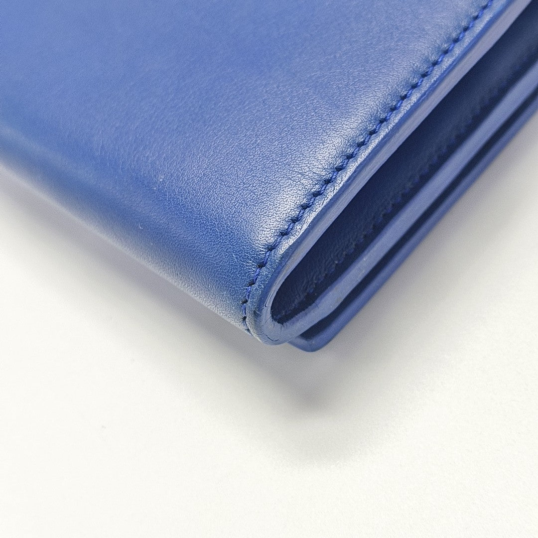 Calfskin Wallet Blue