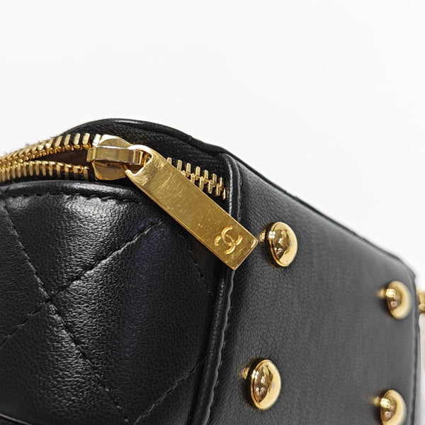 Quilted Lambskin Black