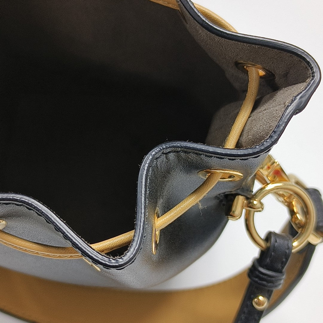 Mon Tresor Mini Calfskin Black