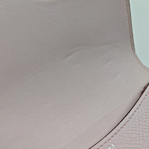 Constance Slim Epsom Pink Card Holder