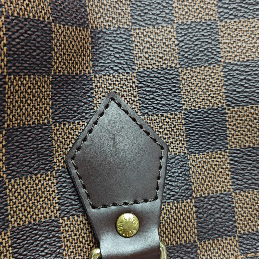 SPEEDY 25 Damier Ebene Coated Canvas Brown